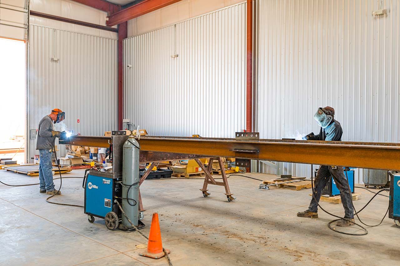 Landmark Metal workers welding